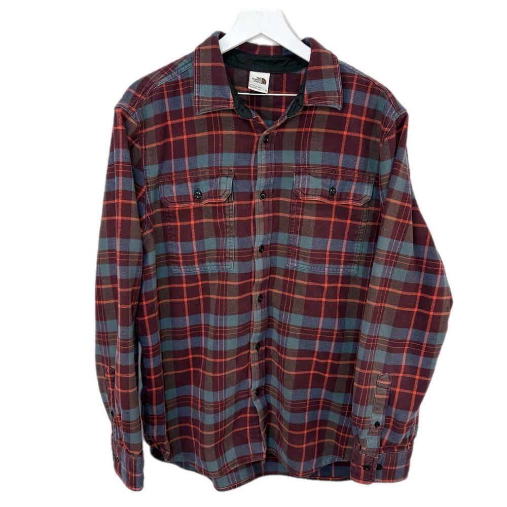 The North Face Plaid Flannel Shirt - Men's Size XL